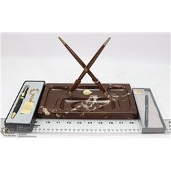 VINTAGE MARBLE DESK TOP MARBLE BASE