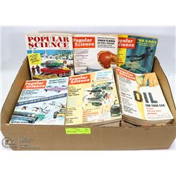 BOX OF POPULAR SCIENCE BOOKS - 1950'S TO 1960'S