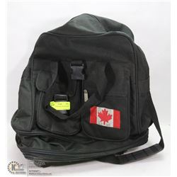 BLACK TRAVEL BAG W/360 DEGREE WHEEL