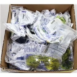 BOX OF APPROXIMATELY 40 UVEX LENSES ( SPITFIRE /