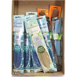 FLAT OF 10 PACKS  X 30 PER PACK INCENSE W/ 5 HOLD-