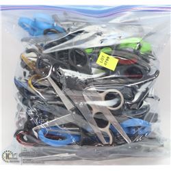 BAG OF ASSORTED SCISSORS