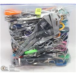 BAG OF ASSORTED SCISSORS