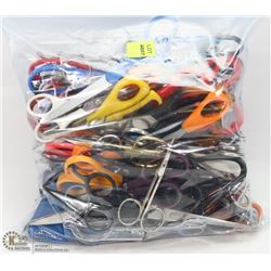 BAG OF ASSORTED SCISSORS