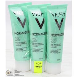 3 BOTTLES OF VICHY ANTI AGE CREAM
