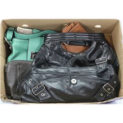 LOT OF 6 WOMEN'S PURSES AND HANDBAGS