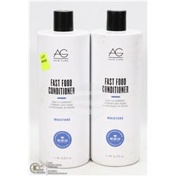 TWO BOTTLE OF AG HAIR CARE FAST FOOD CONDITIONER