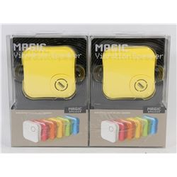 LOT OF TWO MAGIC VIBRATION SPEAKERS
