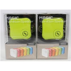 LOT OF TWO MAGIC VIBRATION SPEAKERS