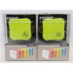 LOT OF TWO MAGIC VIBRATION SPEAKERS