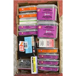 LARGE FLAT OF ASSORTED FASTENERS