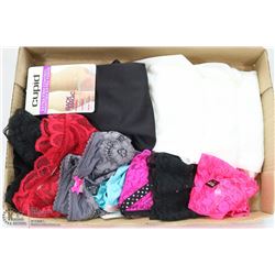 BOX W/NEW LADIES UNDERWEAR (7 SIZE