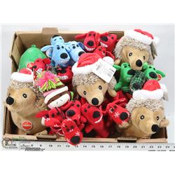 LARGE FLAT OF DOG PLAY TOYS