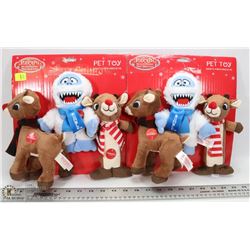 RUDOLPH THE RED NOSED REINDEER DOG TOYS