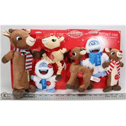 RUDOLPH THE RED NOSED REINDEER DOG TOYS