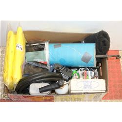 LARGE BOX FULL OF BODYSHOP SUPPLIES INCL.