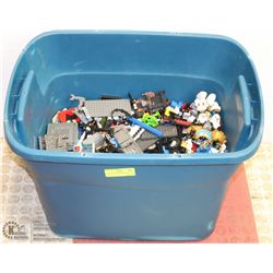 LARGE TOTE WITH ASSORTED LEGO.