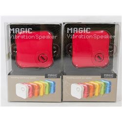 LOT OF 2 MAGIC VIBRATION SPEAKERS