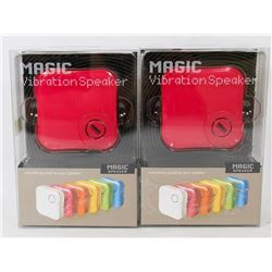 LOT OF 2 MAGIC VIBRATION SPEAKERS