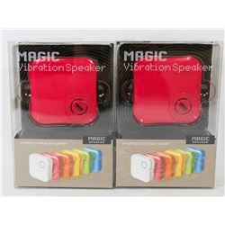 LOT OF 2 MAGIC VIBRATION SPEAKERS