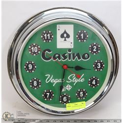 CASINO VEGAS STYLE CLOCK    ( HOME )