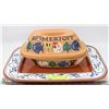 Image 1 : ROMERTOPF DECO MEXICO CLAY BAKING DISH WITH LID,