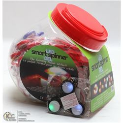 TUB OF 40 LED SMART SPINNERS FIDGET SPINNERS