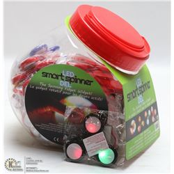 TUB OF 40 LED SMART SPINNERS FIDGET SPINNERS