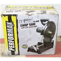 #13-PERFORMAX CHOP SAW 14 INCH 15 AMP