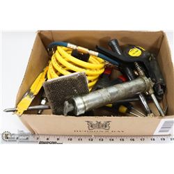 ESTATE TOOL LOT - AIR HOSE, TORCH TIP, BLADES AND