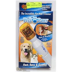 NEW PEDI-PAWS PET NAIL TRIMMER
