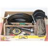 Image 1 : LARGE BOX W/TOOLS, WOOD TOOL BOX,