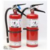Image 1 : LOT OF TWO 5LB FIRE EXTINGUISHERS.