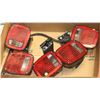 Image 1 : LOT OF 5 TRAILER LIGHT ASSEMBLIES