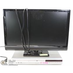 INSIGNIA 24" TV W/USB & HDMI CONNECTION