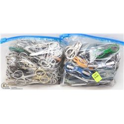 2 BAGS OF SCISSORS