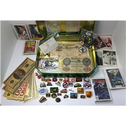 1 - HINGED RENOIR PRINT TIN BOX