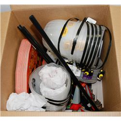 BOX OF STORE CLOSURE MERCHANDISE