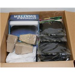 BOX OF STORE CLOSURE MERCHANDISE