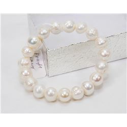 #60-NATURAL FRESH WATER PEARL BRACELET