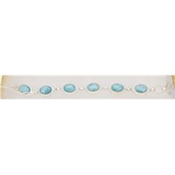 #50-CARIBBEAN LARIMAR GEMSTONE BRACELET