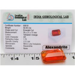 #8-ALEXANDRITE LOOSE GEMSTONE 58.05CT