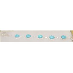 #47-AUSTRALIAN TRIPLE OPAL GEMSTONE BRACELET