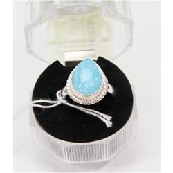 #46-AUSTRALIAN TRIPLE OPAL GEMSTONE RING