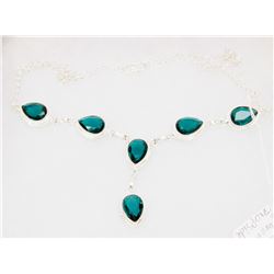 #63-CHROME DIOPSIDE GEMSTONE NECKLACE