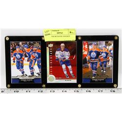 3 CONNOR MCDAVID  HOCKEY CARDS
