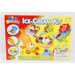 NEW 14PC  KIDS DOUGH ICE-CREAM KIT