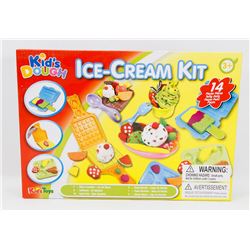 NEW 14PC  KIDS DOUGH ICE-CREAM KIT