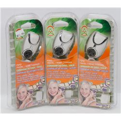 BUNDLE OF 3 CAR CHARGERS FOR IPHONES