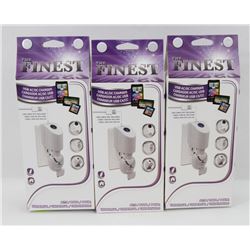 LOT OF 3 UNIVERSAL USB AC/DC CHARGER BUNDLE